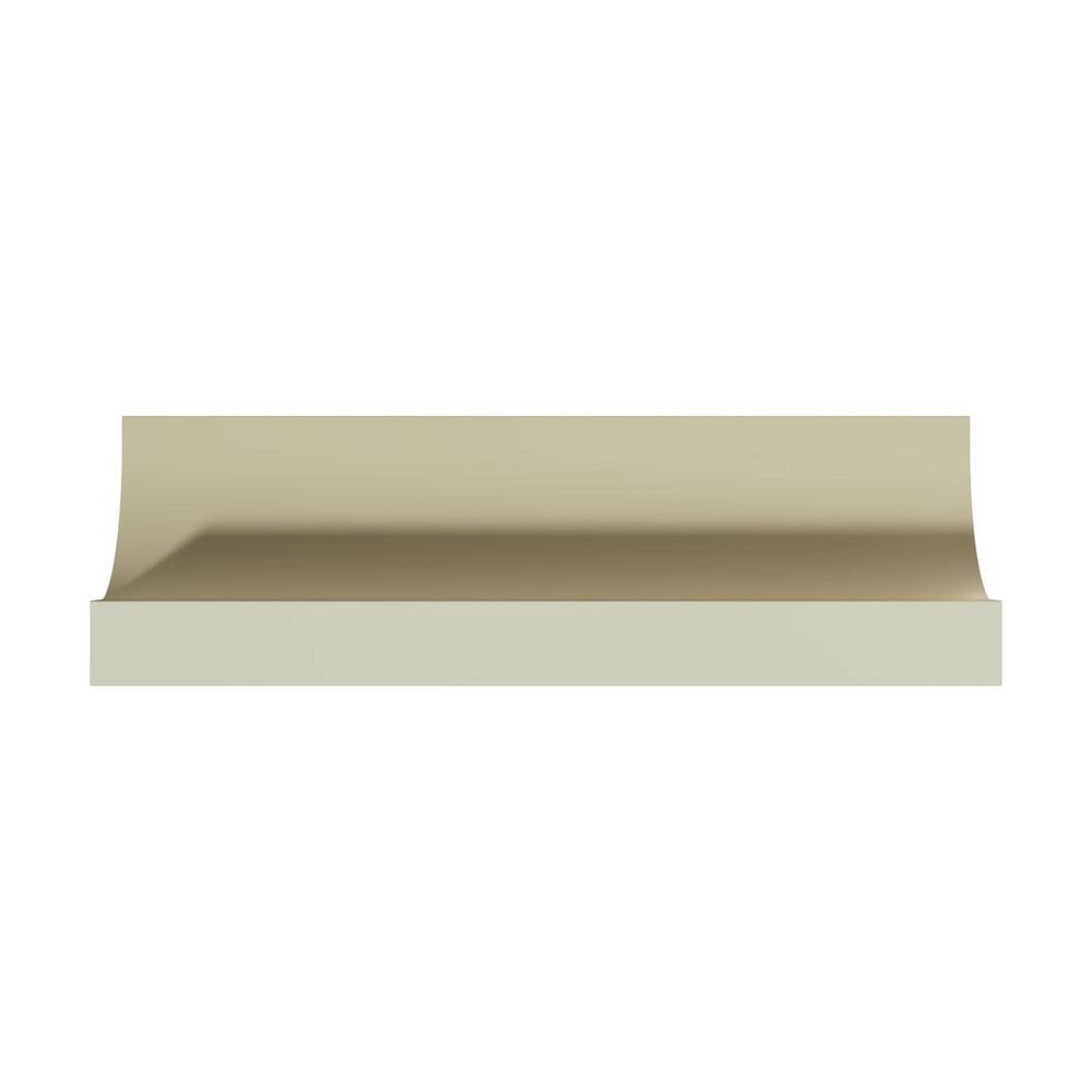Ekena Millwork Rockwall 2.75 in. D x 4.25 in. W x 94.5 in. L Polyurethane Crown Moulding