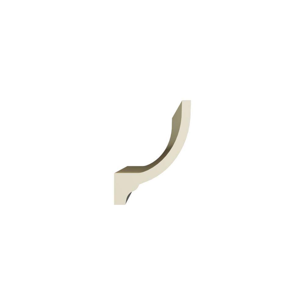 Ekena Millwork Rockwall 2.75 in. D x 4.25 in. W x 94.5 in. L Polyurethane Crown Moulding