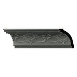 Ekena Millwork Terrel 3.125 in. D x 4.5 in. W x 96 in. L Polyurethane Crown Moulding