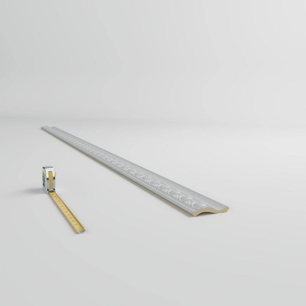 Ekena Millwork Abraham 3.125 in. D x 4.5 in. W x 96 in. L Polyurethane Crown Moulding