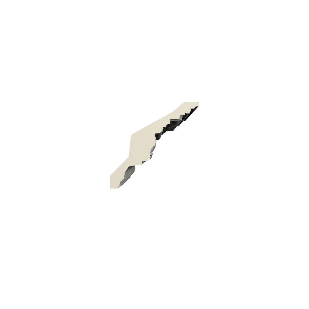 Ekena Millwork Elijah 3.375 in. D x 4.5 in. W x 96 in. L Polyurethane Crown Moulding
