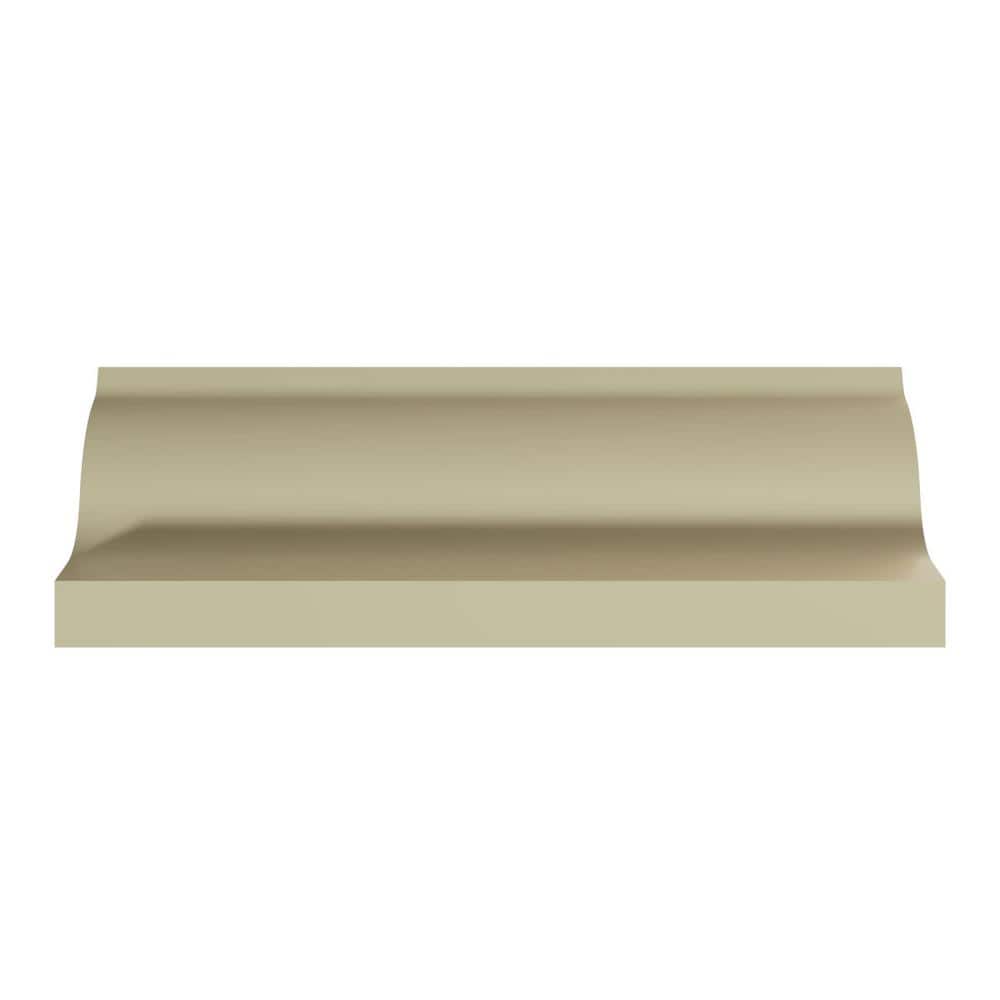 Ekena Millwork Morgan 3.125 in. D x 4.5 in. W x 96 in. L Polyurethane Crown Moulding
