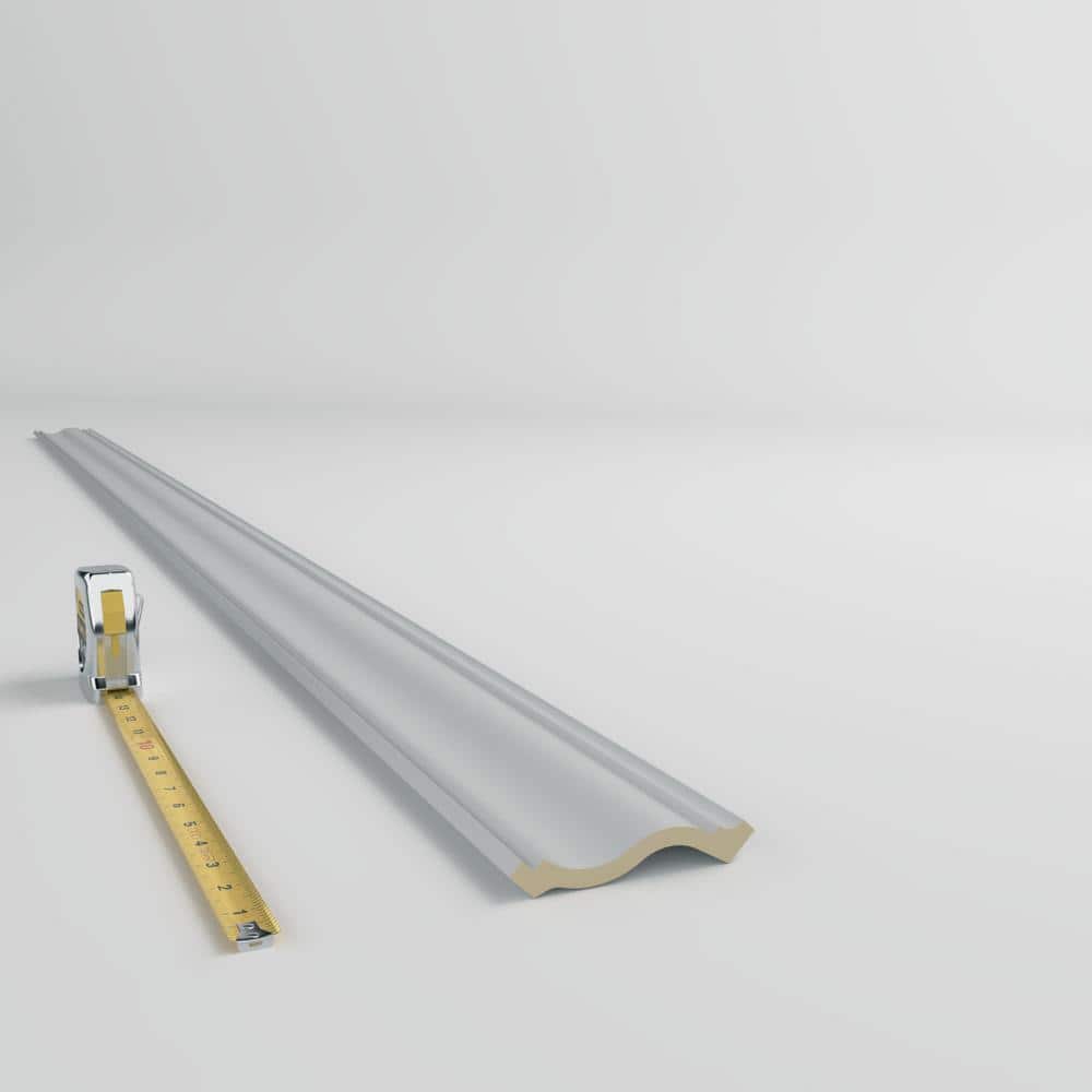 Ekena Millwork Morgan 3.125 in. D x 4.5 in. W x 96 in. L Polyurethane Crown Moulding
