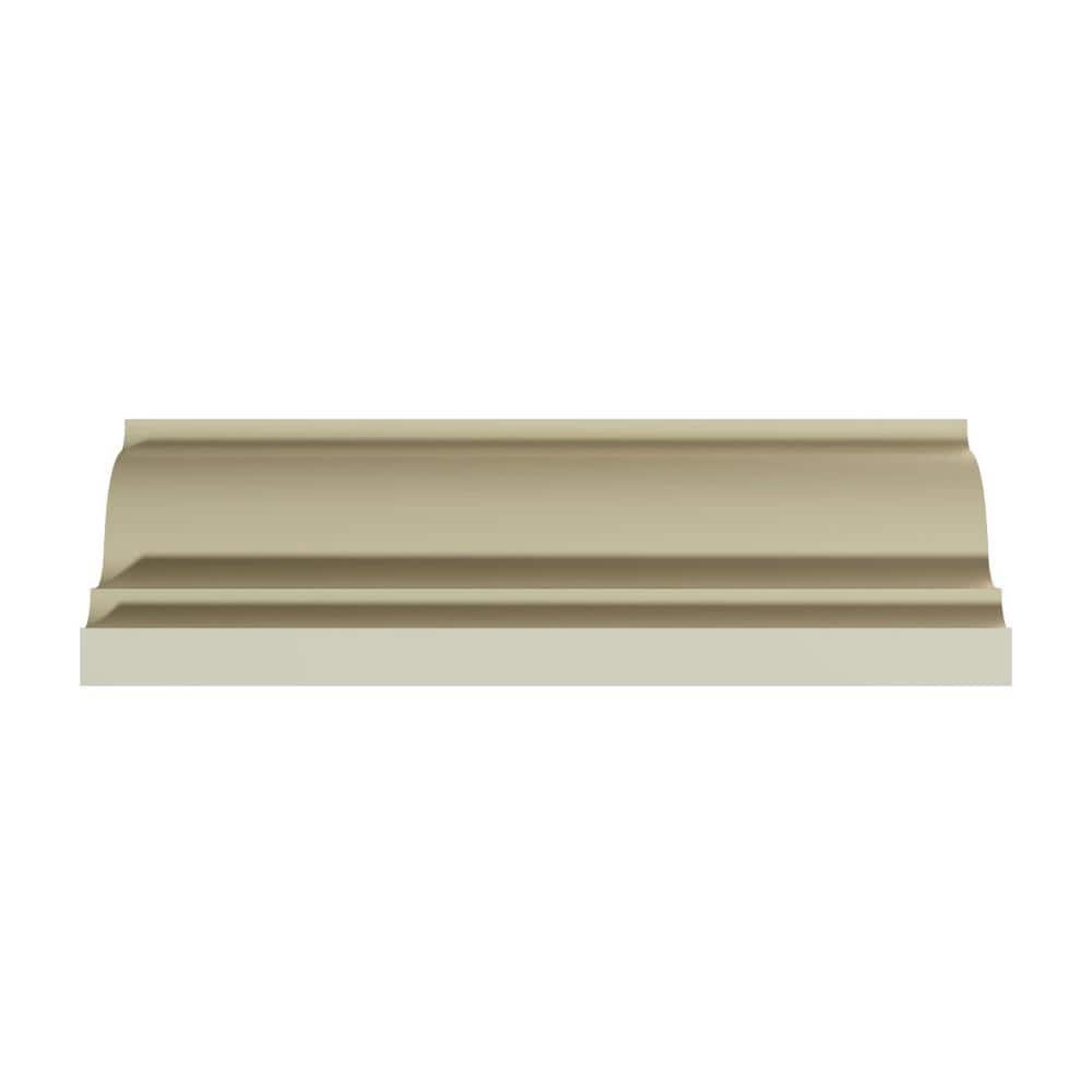 Ekena Millwork Lewisville 3.5 in. D x 4.75 in. W x 94.5 in. L Polyurethane Crown Moulding