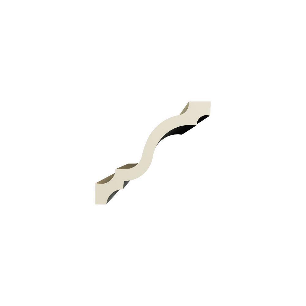 Ekena Millwork Lewisville 3.5 in. D x 4.75 in. W x 94.5 in. L Polyurethane Crown Moulding