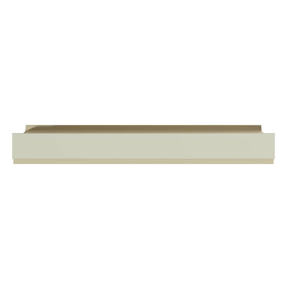 Ekena Millwork Arlene 6 in. D x 6.5 in. W x 94.5 in. L Polyurethane Crown Moulding