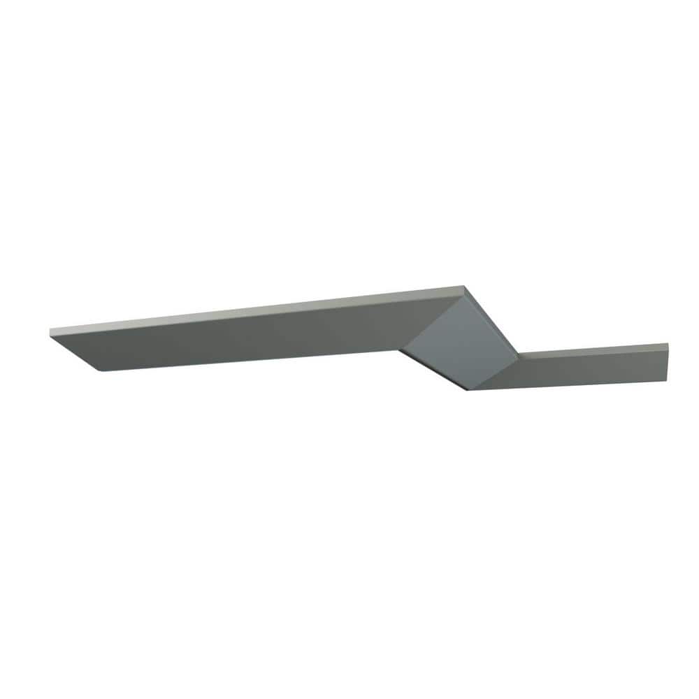 Ekena Millwork Blair 7.875 in. D x 7.875 in. W x 94.5 in. L Polyurethane Crown Moulding