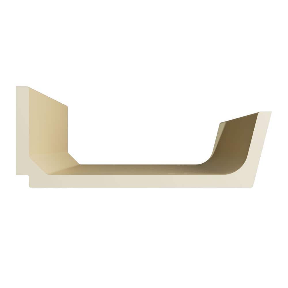 Ekena Millwork Josie 7.875 in. D x 7.875 in. W x 94.5 in. L Polyurethane Crown Moulding