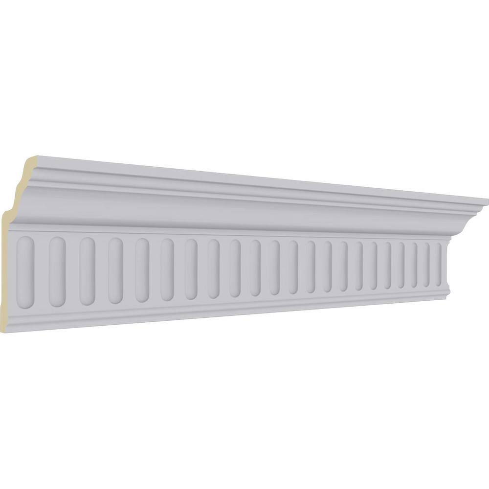 Ekena Millwork 2-1/4 in. x 4 in. x 94-1/2 in. Polyurethane Viceroy Crown Moulding