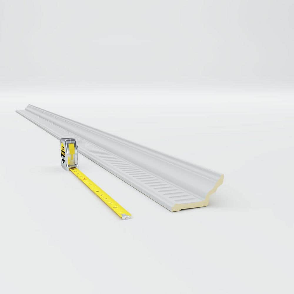 Ekena Millwork 2-1/4 in. x 4 in. x 94-1/2 in. Polyurethane Viceroy Crown Moulding