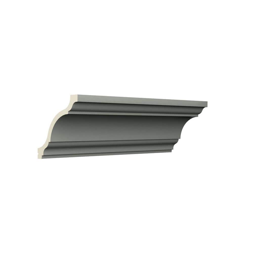 Ekena Millwork Austin 3.5 in. D x 5 in. W x 96 in. L Polyurethane Crown Moulding