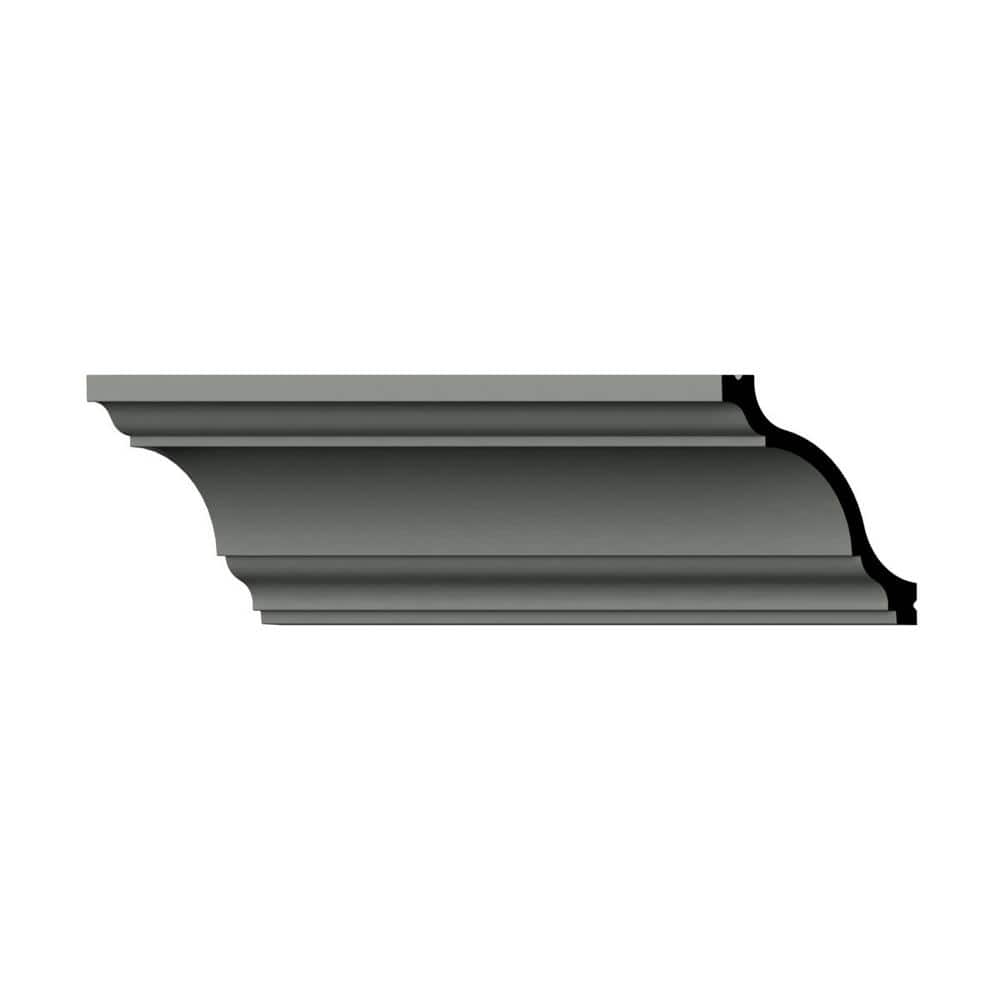 Ekena Millwork Austin 3.5 in. D x 5 in. W x 96 in. L Polyurethane Crown Moulding