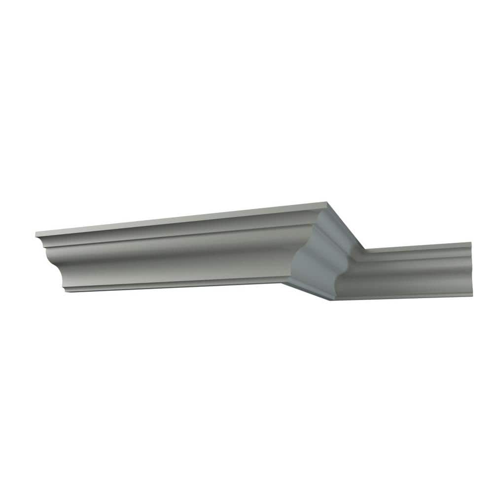Ekena Millwork Azriel 3.5 in. D x 5 in. W x 96 in. L Polyurethane Crown Moulding