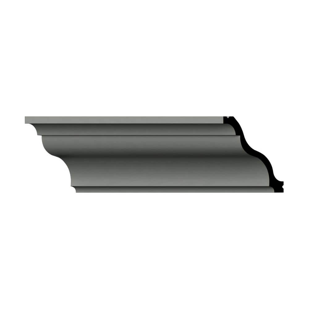 Ekena Millwork Azriel 3.5 in. D x 5 in. W x 96 in. L Polyurethane Crown Moulding