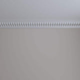 Ekena Millwork 3-3/8 in. x 3-3/8 in. x 94-1/2 in. Polyurethane Linus Crown Moulding