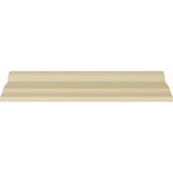 Ekena Millwork 3-3/8 in. x 3-3/8 in. x 94-1/2 in. Polyurethane Linus Crown Moulding