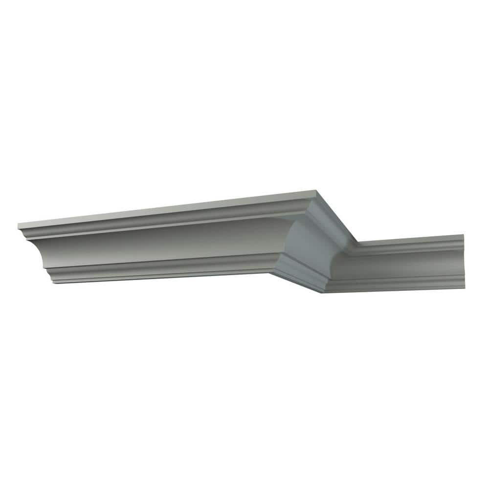 Ekena Millwork Austin 4 in. D x 5.5 in. W x 96 in. L Polyurethane Crown Moulding