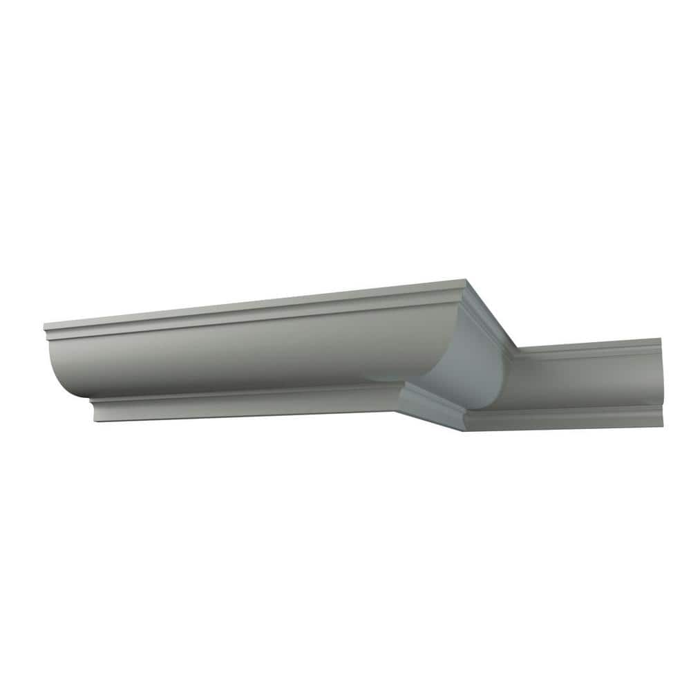 Ekena Millwork Enoch 4 in. D x 5.625 in. W x 96 in. L Polyurethane Crown Moulding
