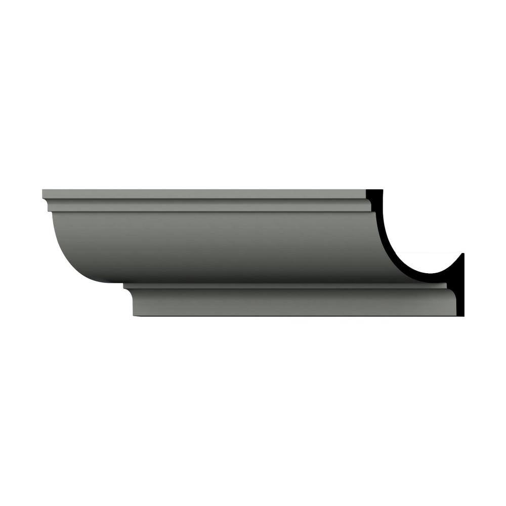 Ekena Millwork Enoch 4 in. D x 5.625 in. W x 96 in. L Polyurethane Crown Moulding
