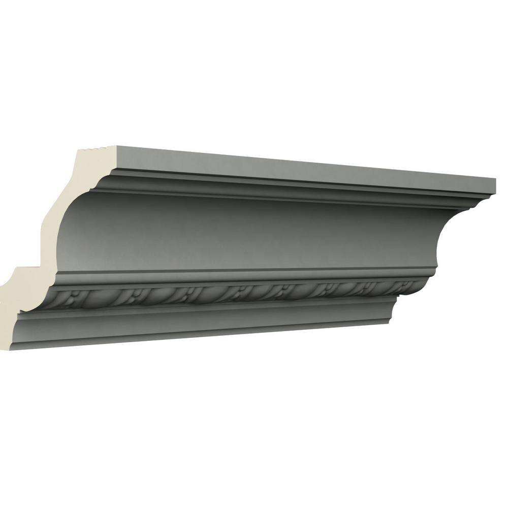 Ekena Millwork Felix 4 in. D x 5.75 in. W x 96 in. L Polyurethane Crown Moulding