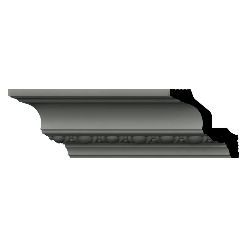 Ekena Millwork Felix 4 in. D x 5.75 in. W x 96 in. L Polyurethane Crown Moulding