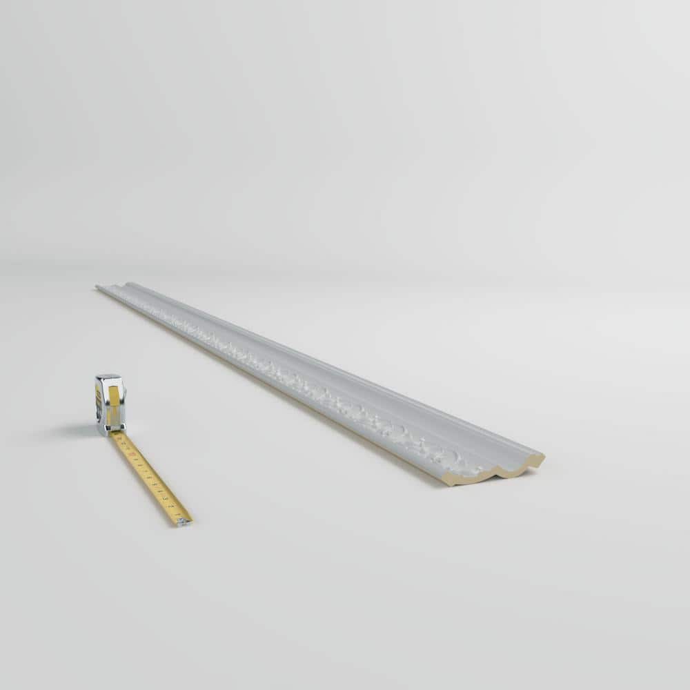 Ekena Millwork Frisco 4 in. D x 5.5 in. W x 96 in. L Polyurethane Crown Moulding