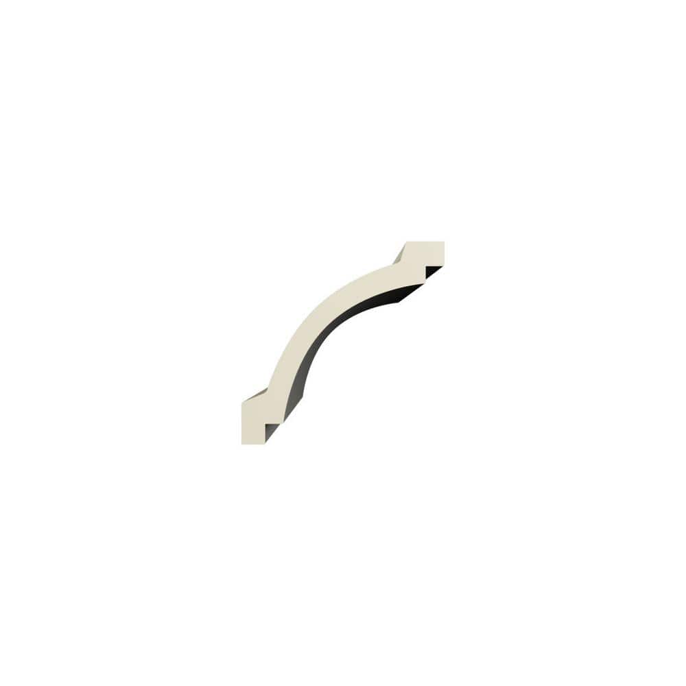 Ekena Millwork Graham 4 in. D x 5.5 in. W x 94.5 in. L Polyurethane Crown Moulding