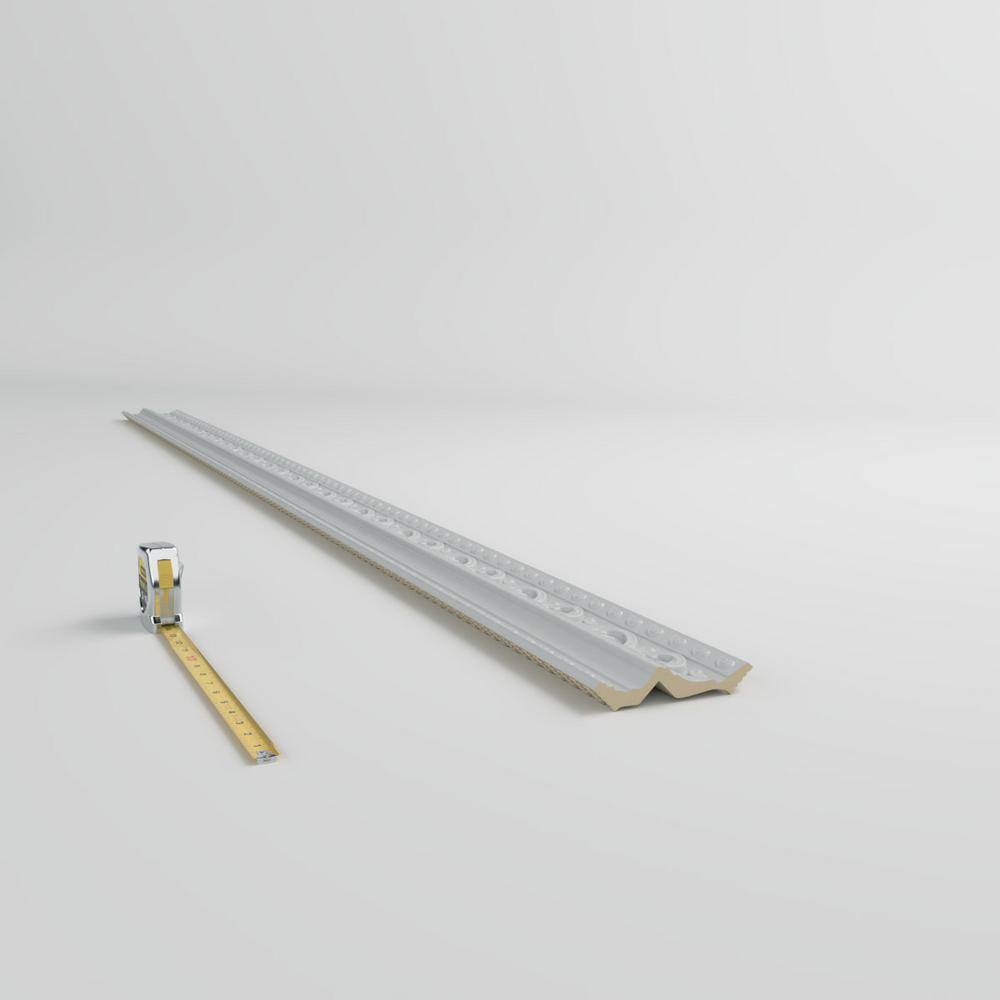 Ekena Millwork Madeline 4 in. D x 5.625 in. W x 96 in. L Polyurethane Crown Moulding