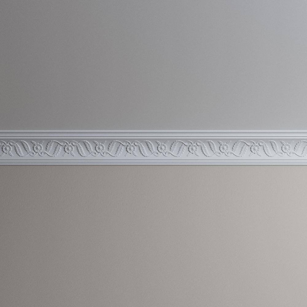 Ekena Millwork McKinney 4 in. D x 5.625 in. W x 96 in. L Polyurethane Crown Moulding