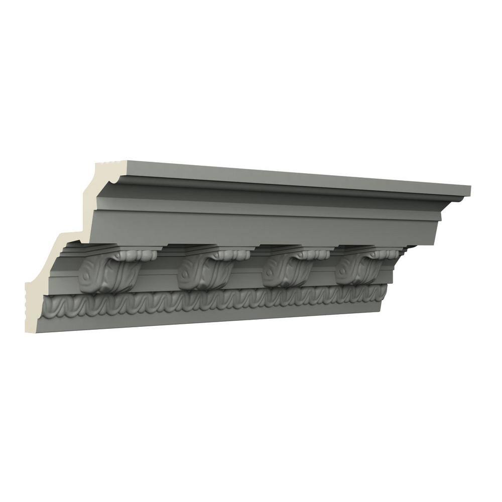 Ekena Millwork Waco 4 in. D x 5.625 in. W x 96 in. L Polyurethane Crown Moulding