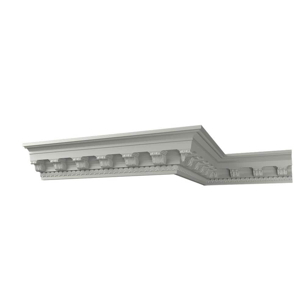 Ekena Millwork Waco 4 in. D x 5.625 in. W x 96 in. L Polyurethane Crown Moulding