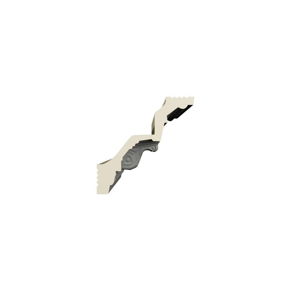 Ekena Millwork Waco 4 in. D x 5.625 in. W x 96 in. L Polyurethane Crown Moulding