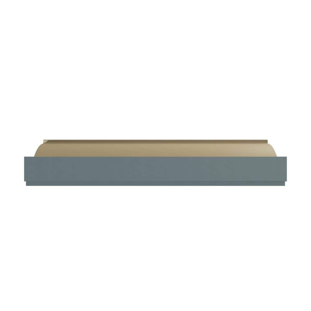 Ekena Millwork Brett 10.25 in. D x 10.875 in. W x 94.5 in. L Polyurethane Crown Moulding