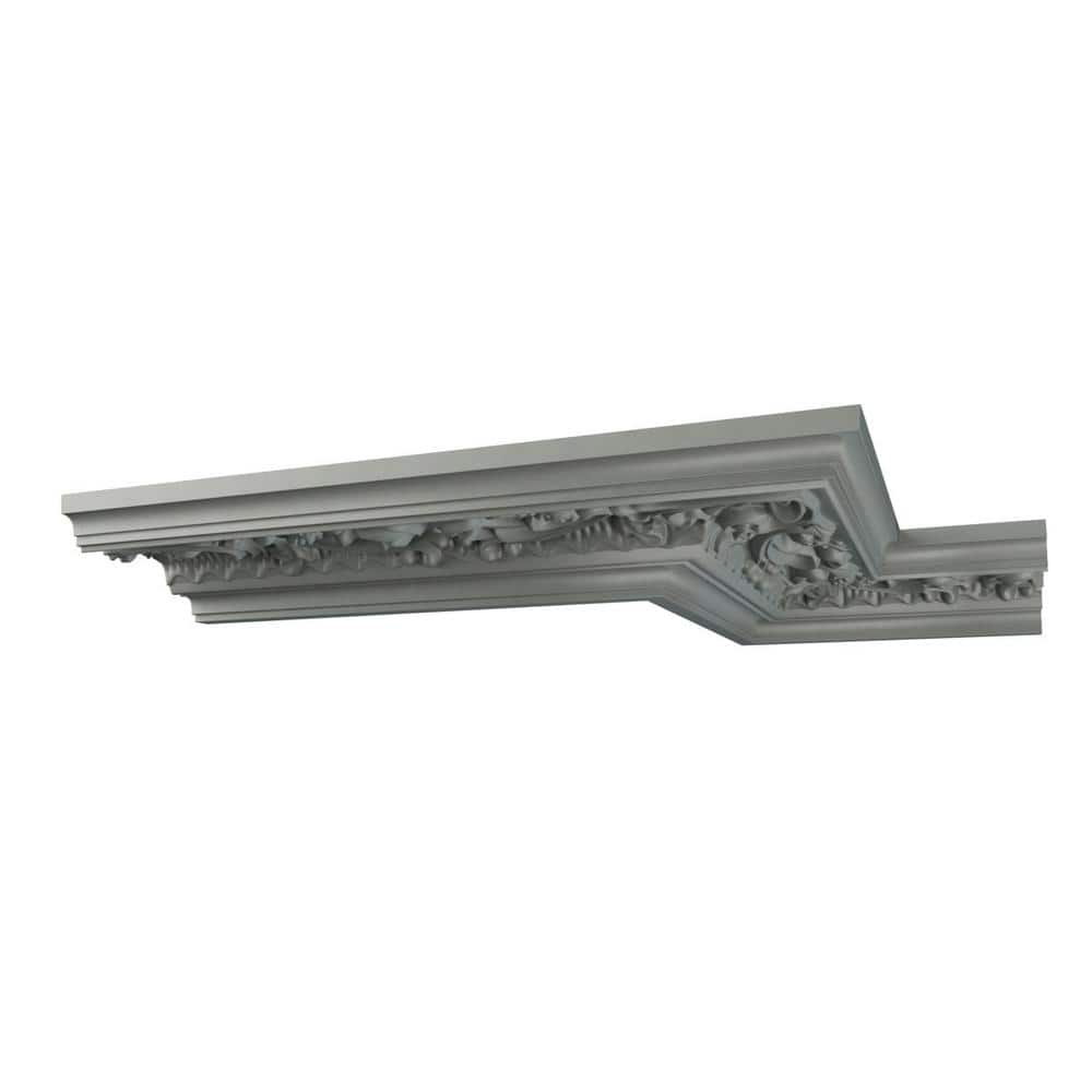 Ekena Millwork Bruce 2.125 in. D x 5.125 in. W x 96 in. L Polyurethane Crown Moulding