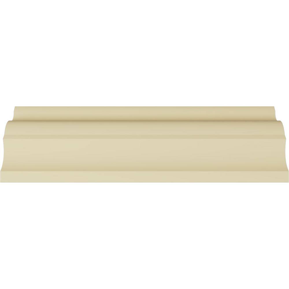 Ekena Millwork Delfina 3 in. x 5 in. x 94-1/2 in. Polyurethane Crown Moulding