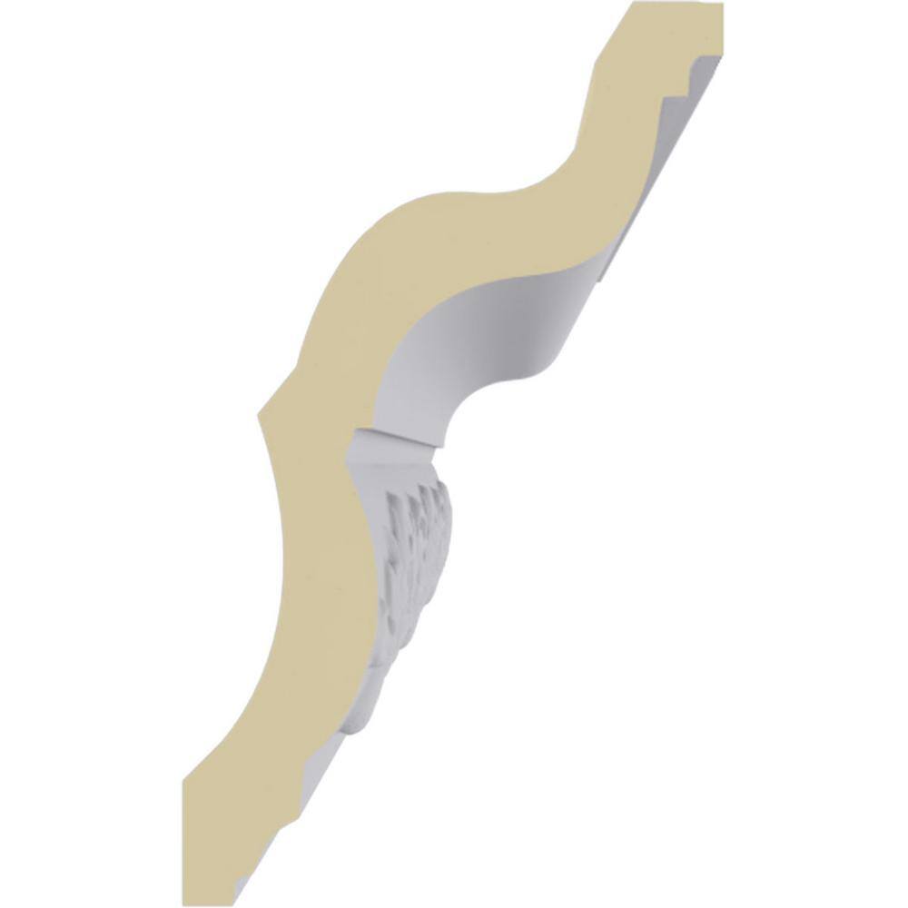 Ekena Millwork Delfina 3 in. x 5 in. x 94-1/2 in. Polyurethane Crown Moulding
