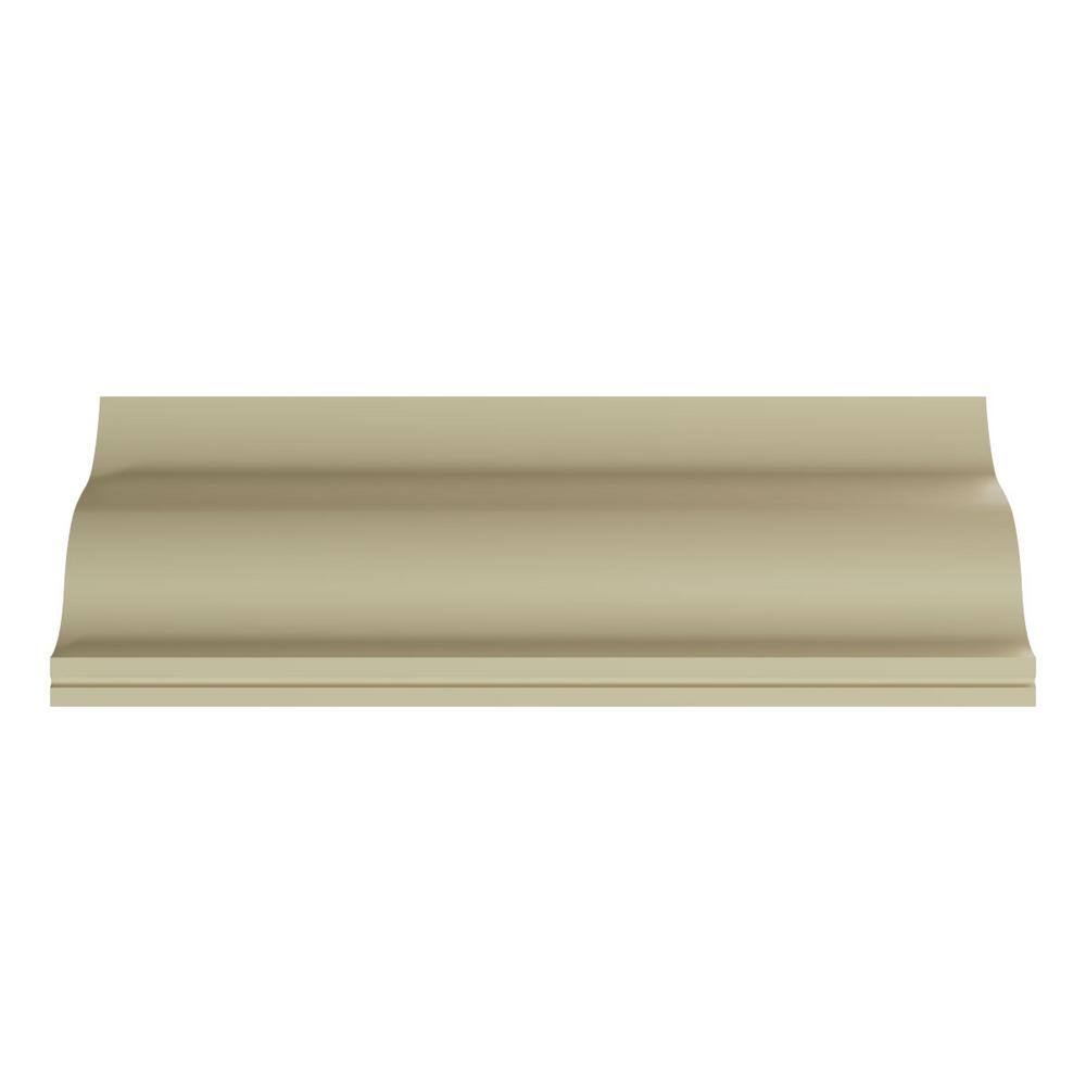 Ekena Millwork June 4.75 in. D x 6.25 in. W x 94.5 in. L Polyurethane Crown Moulding