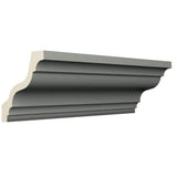 Ekena Millwork Harlington 4.75 in. D x 6.625 in. W x 96 in. L Polyurethane Crown Moulding