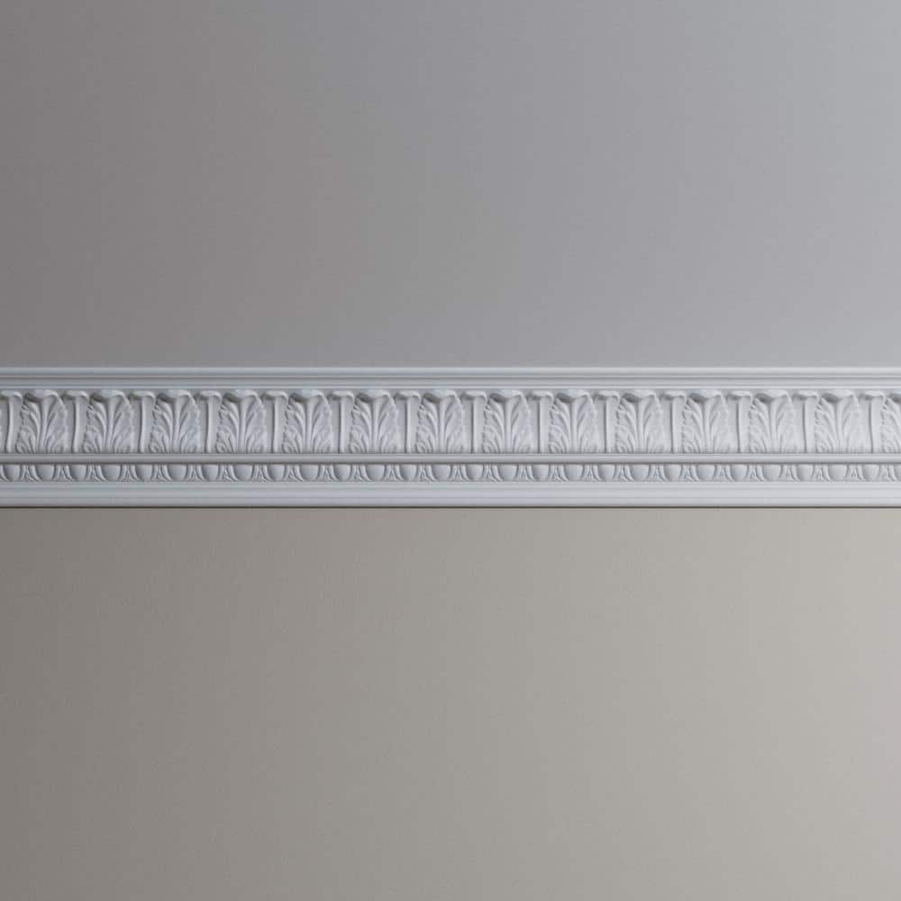 Ekena Millwork McAllen 5.25 in. D x 7.5 in. W x 96 in. L Polyurethane Crown Moulding