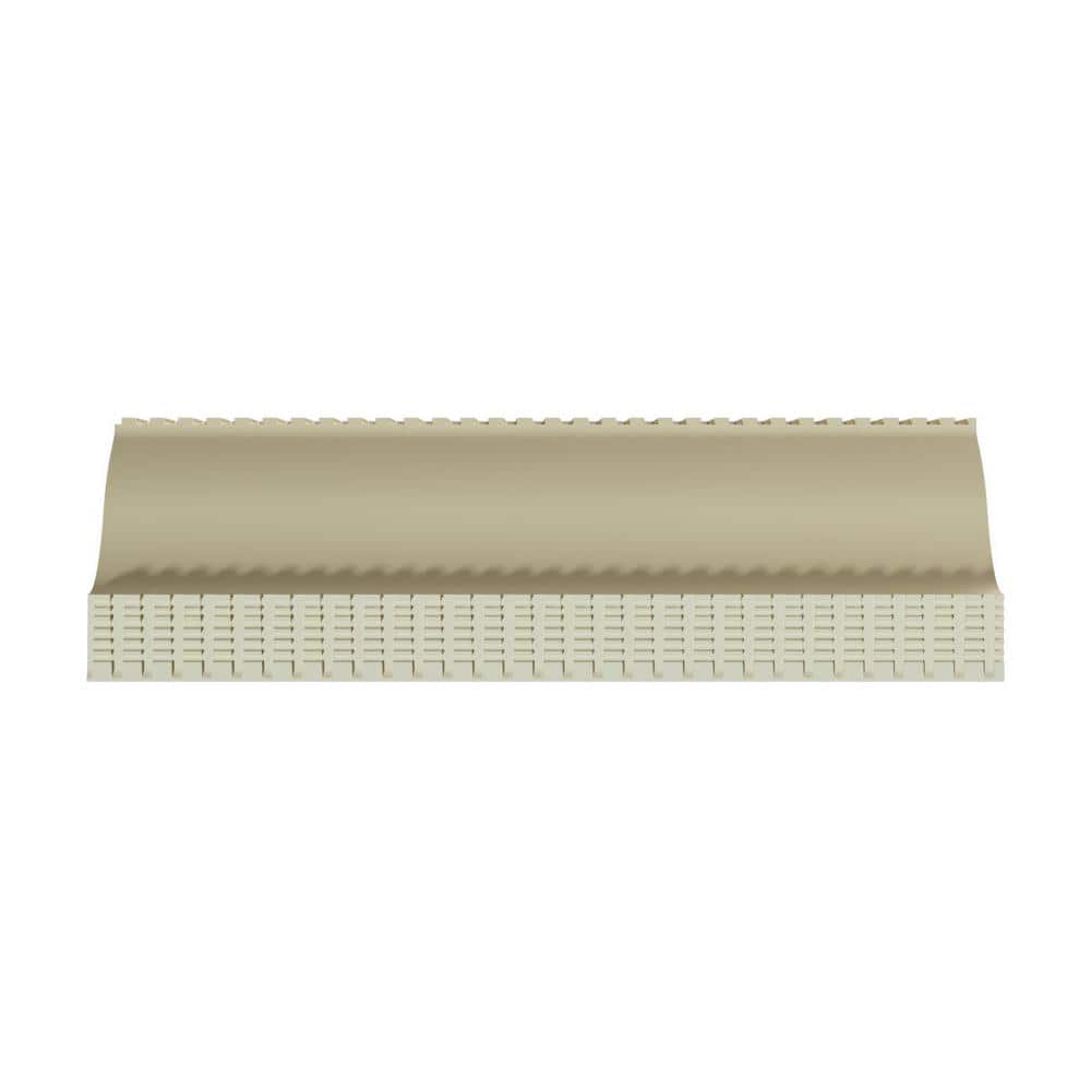 Ekena Millwork Sylvia 4.625 in. D x 7 in. W x 96 in. L Polyurethane Crown Moulding