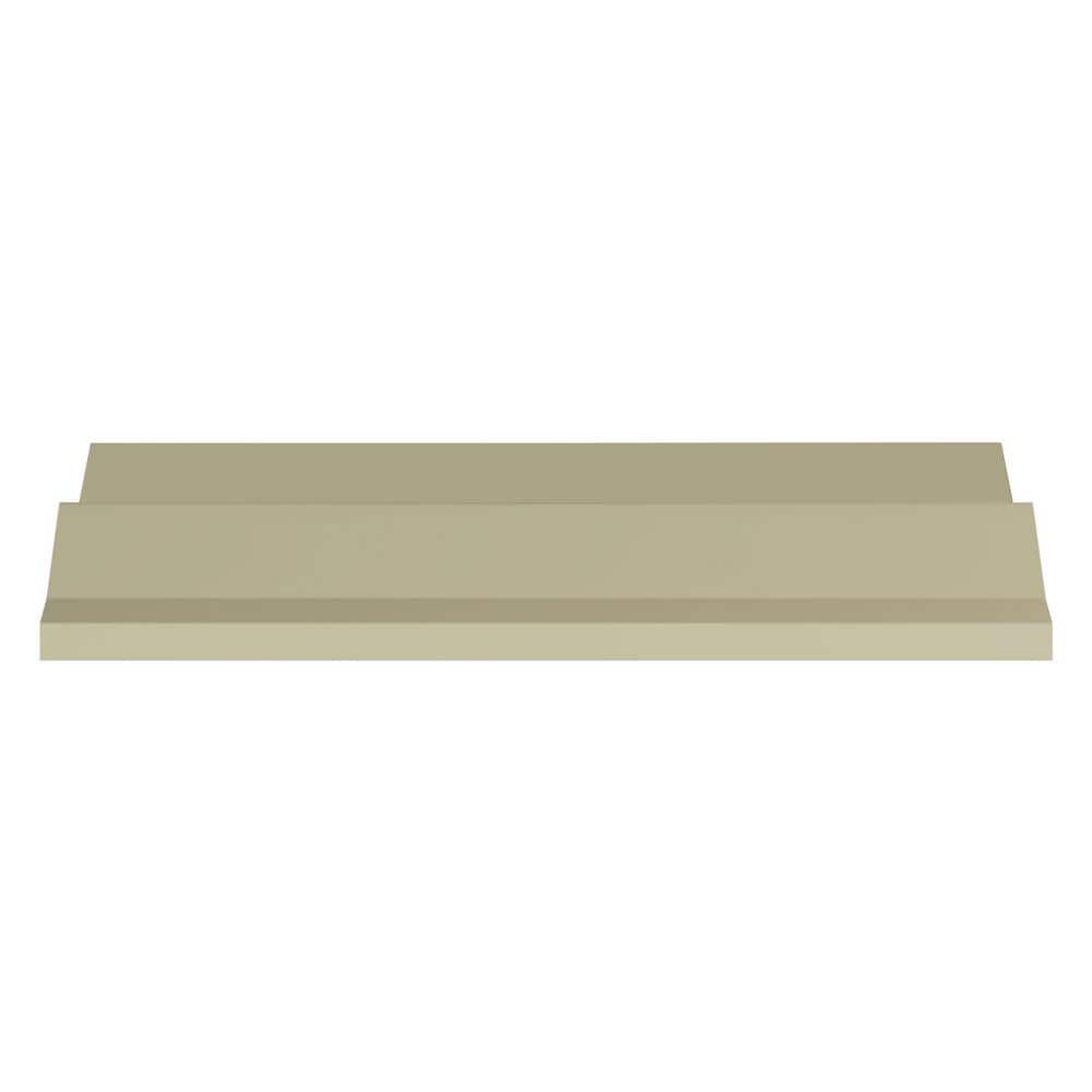 Ekena Millwork Leighton 6.75 in. D x 8.375 in. W x 96 in. L Polyurethane Crown Moulding