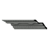 Ekena Millwork Leighton 6.75 in. D x 8.375 in. W x 96 in. L Polyurethane Crown Moulding