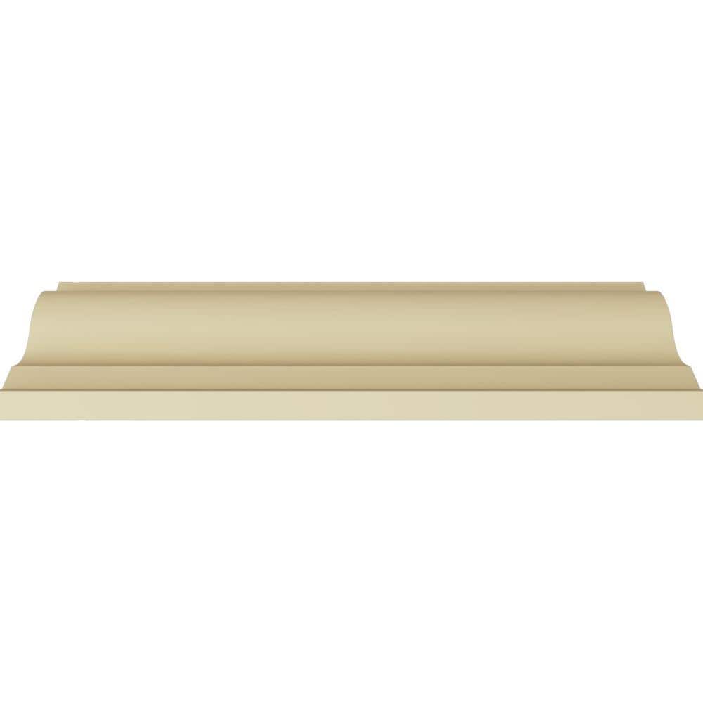 Ekena Millwork 7-7/8 in. x 5-1/4 in. x 94-1/2 in. Polyurethane Jackson Crown Moulding