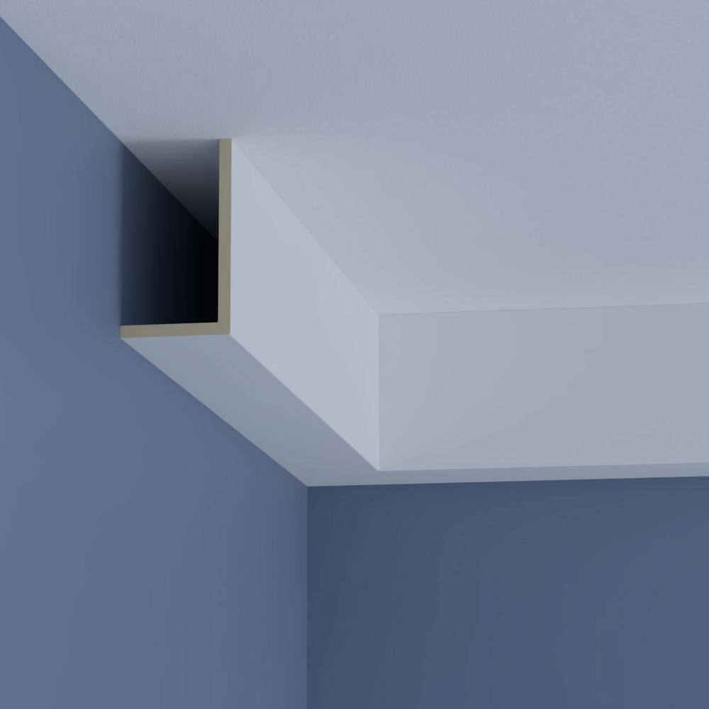 Ekena Millwork Liam 3.5 in. D x 3.5 in. W x 94.5 in. L Polyurethane Crown Moulding