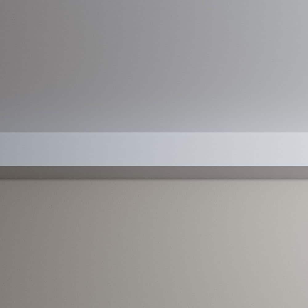 Ekena Millwork Liam 3.5 in. D x 3.5 in. W x 94.5 in. L Polyurethane Crown Moulding