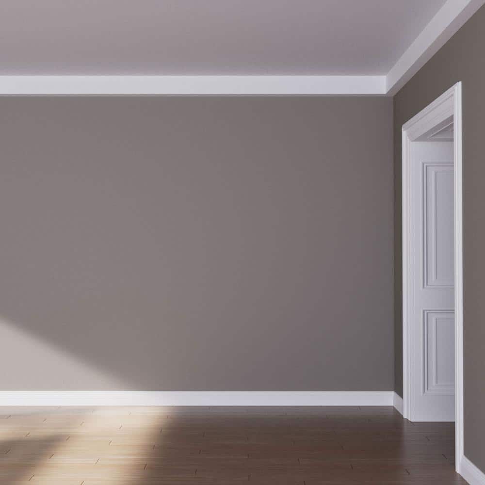 Ekena Millwork Liam 3.5 in. D x 3.5 in. W x 94.5 in. L Polyurethane Crown Moulding