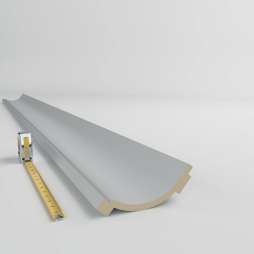 Ekena Millwork Noah 4.625 in. D x 7.375 in. W x 94.5 in. L Polyurethane Crown Moulding