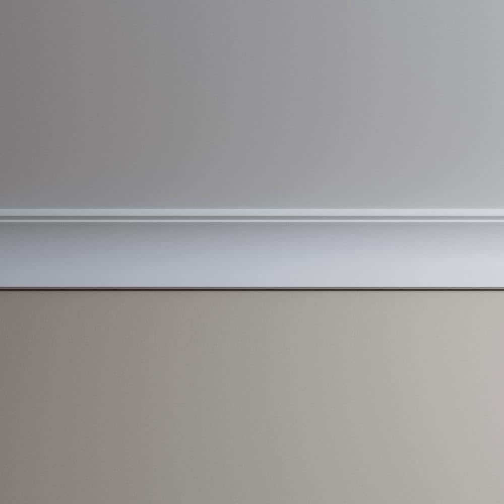 Ekena Millwork Noah 4.625 in. D x 7.375 in. W x 94.5 in. L Polyurethane Crown Moulding