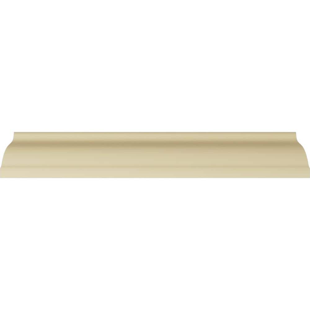 Ekena Millwork 5-1/8 in. x 5-1/2 in. x 94-1/2 in. Polyurethane Dylan Crown Moulding