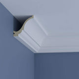 Ekena Millwork Eleanor 5.75 in. D x 8.125 in. W x 94.5 in. L Polyurethane Crown Moulding